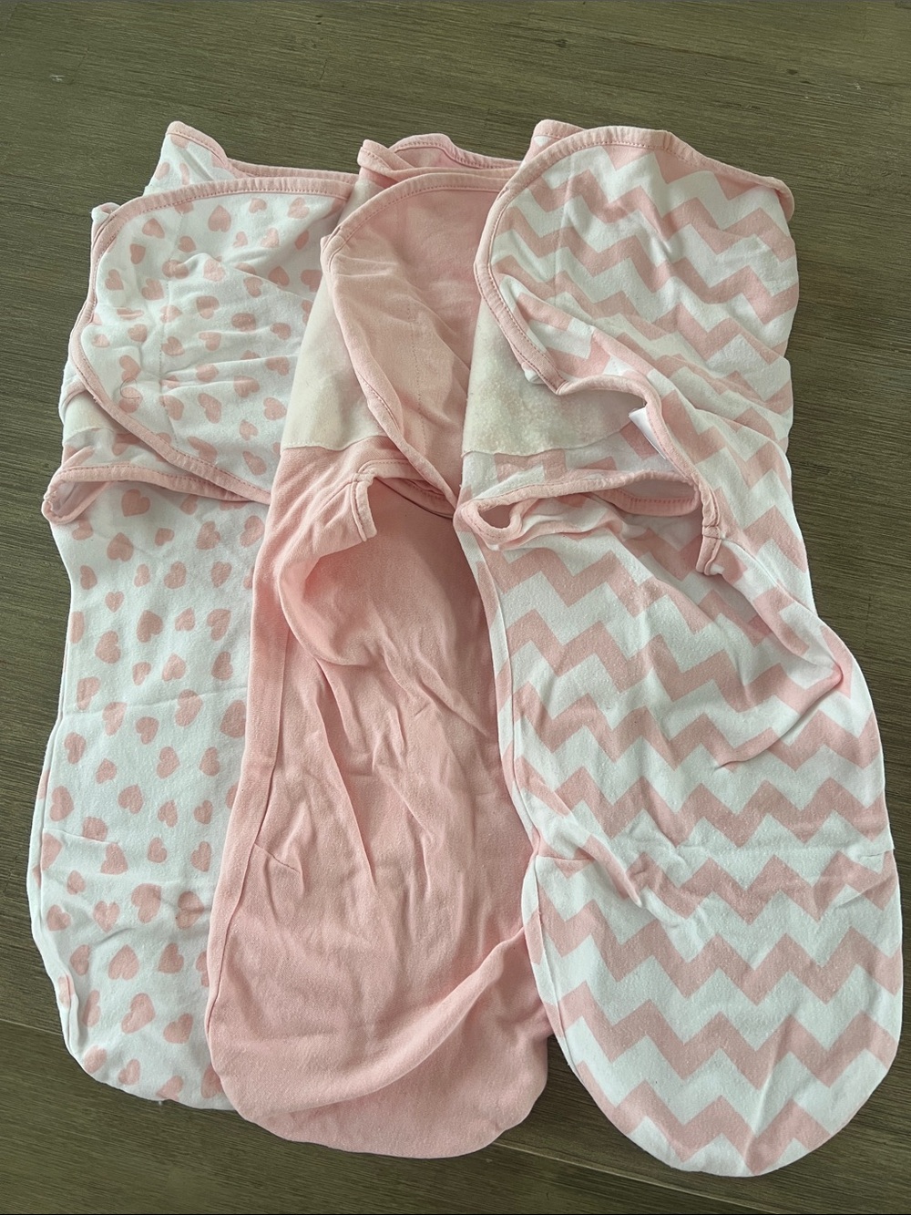 Baby Swaddle Set - Pink Patterned 3-Pack